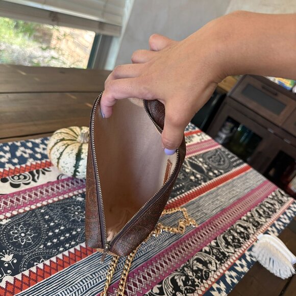 Etro Milano Paisley Cosmetic Pouch Clutch, Vintage, Coated Canvas, EUC - Picture 9 of 11